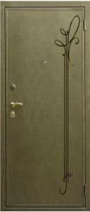 Дверь с кованными элементами DZ734