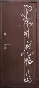 Дверь с кованными элементами DZ743