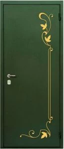 Дверь с кованными элементами DZ731