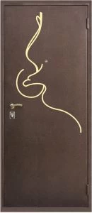 Дверь с кованными элементами DZ712