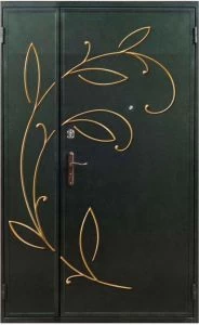 Дверь с кованными элементами DZ714