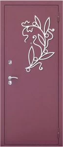 Дверь с кованными элементами DZ735