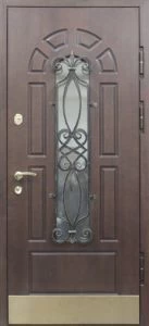 Дверь с кованными элементами DZ482