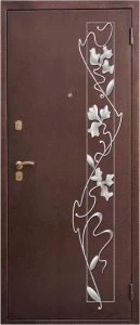 Дверь с кованными элементами DZ744