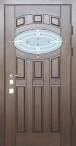 Дверь с кованными элементами DZ534