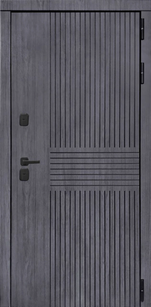 Входная дверь ДвериПРО Берген ФЛЗ-603 Бетон снежный DPRO222644 внешняя сторона