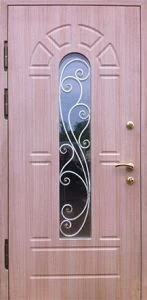 Дверь с кованными элементами DZ481