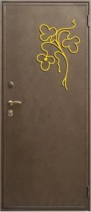 Дверь с кованными элементами DZ733
