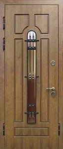 Дверь с кованными элементами DZ53